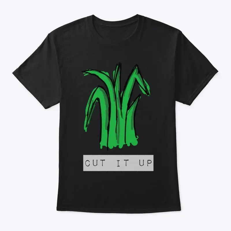 Tall Grass Cut It Up Graphic Black Tee